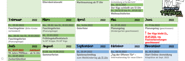 Termine & Veranstaltungen 2021/2022